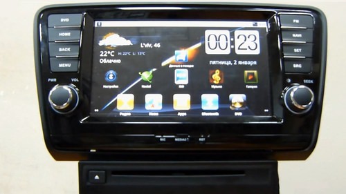 Штатные магнитолы Skoda