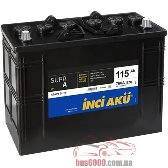 Автомобильный аккумулятор Inci Aku HD SuprA 115 Tractor 760Ah о.п
