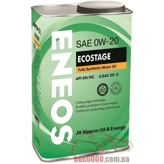 Моторное масло Eneos Ecostage 0W20 SN 0.94л синт