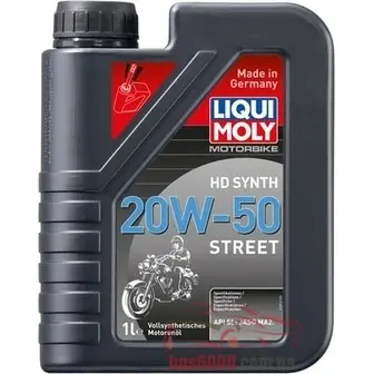 Моторное масло Liqui Moly 3816 Motorbike HD Synth Street 20W-50 1л