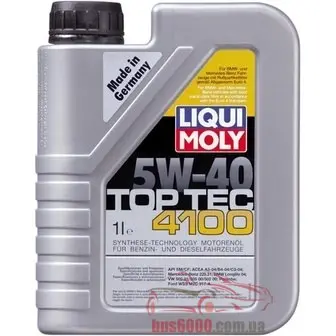 Моторное масло Liqui Moly 7500 Top Tec 4100 5W-40 1л