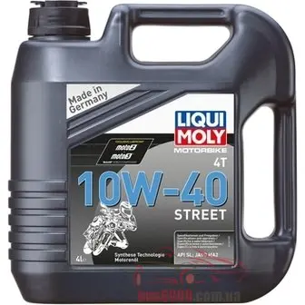 Моторное масло Liqui Moly 7512 Motorbike 4T Street 10W-40 4л