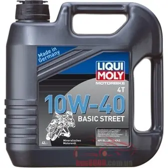 Моторное масло Liqui Moly Motorbike 4T Basic Street 10W-40 4л