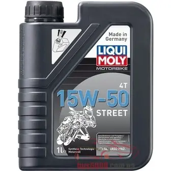 Моторное масло Liqui Moly Motorbike 4T Street 15W-50 1л