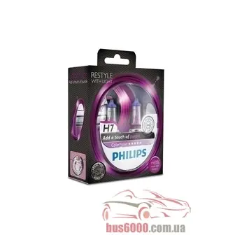 H7 PHILIPS COLORVISION PURPLE 12V 55W 12972CVPPS2 _роз._
