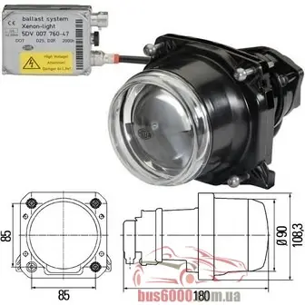 Hella биксенон D90 мм Premium 12V D2S 1AL 009 997-001