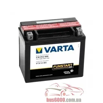 Varta 6CT-10 FUNSTART AGM (YTX12-4, YTX12-BS)