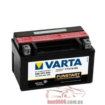 Varta 6CT-6 FUNSTART AGM (YTX7A-4, YTX7A-BS)
