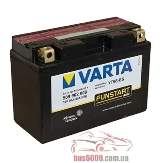 Varta 6CT-9 FUNSTART AGM (YT9B-4, YT9B-BS)