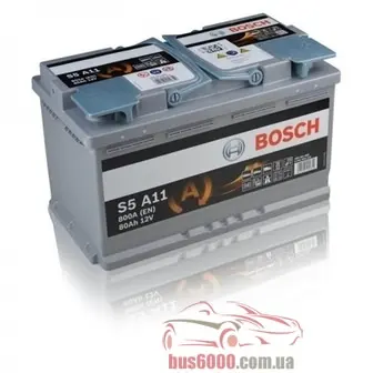 Bosch 6CT-80 S5 АзЕ Silver Plus (S5A 110)