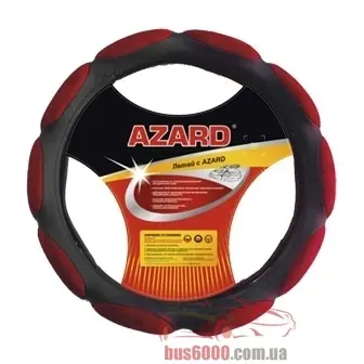 Оплетка на руль Azard Спонж 10 лепестков M Red _ОПЛ00084_